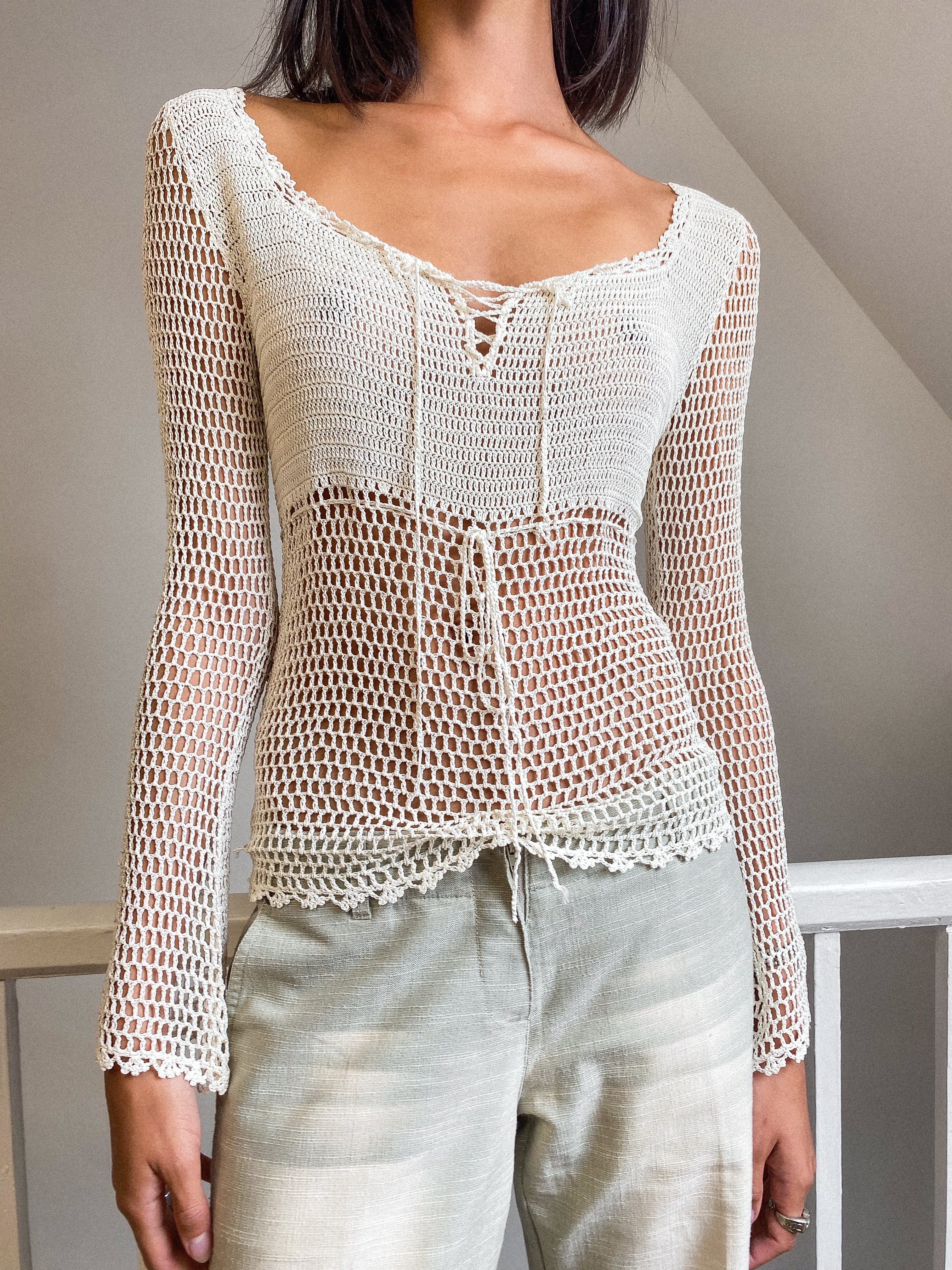 Magnolia Crochet Knit Size M - L