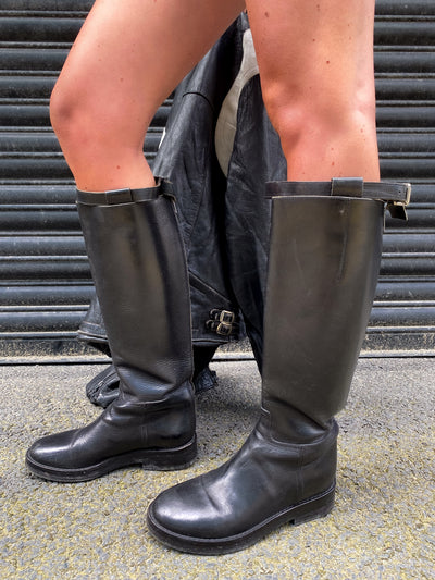 Knee High Rider Boots UK 5.5