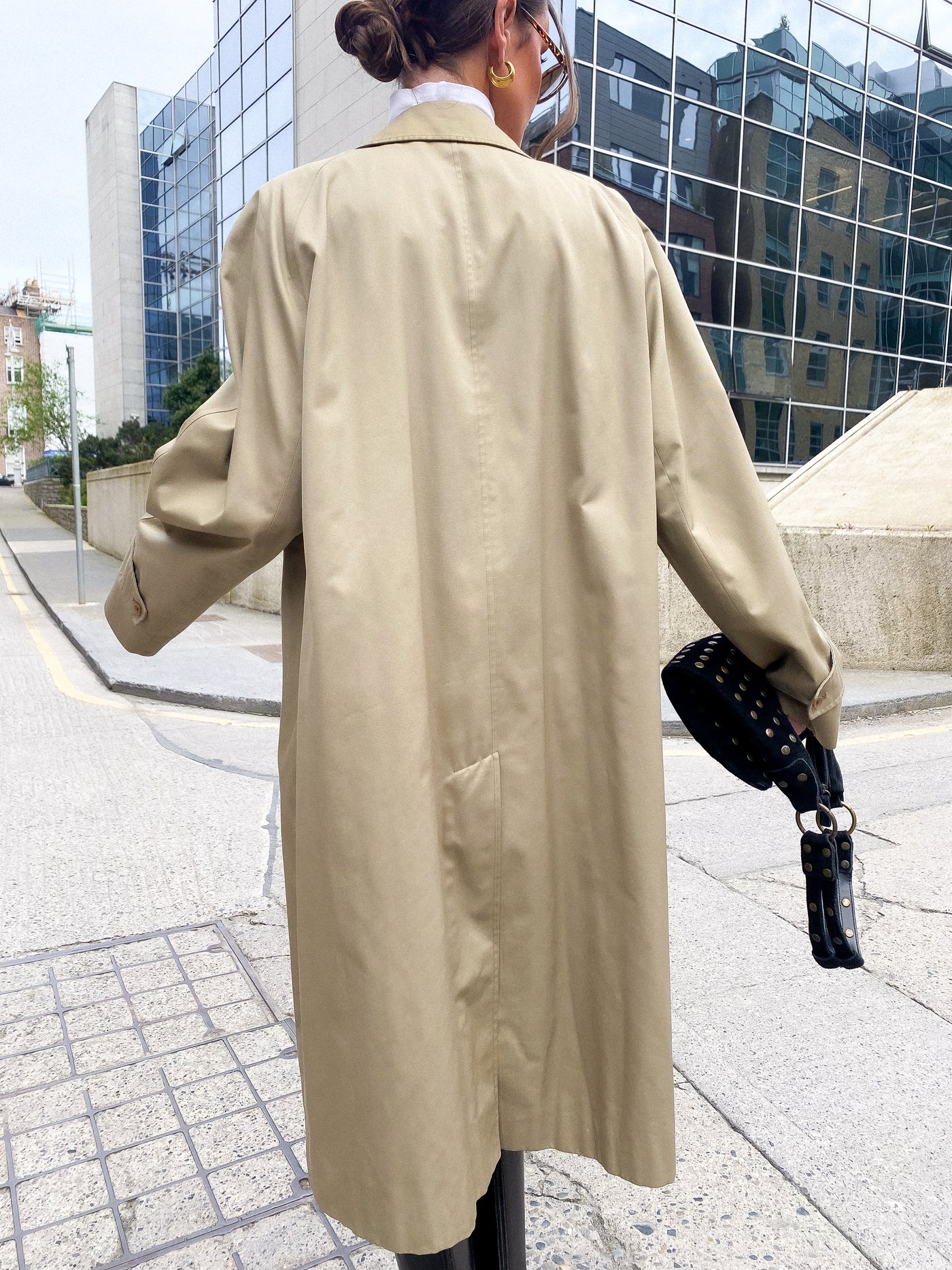AQUASCUTUM Shepherd Check Trench UK 8 - 12