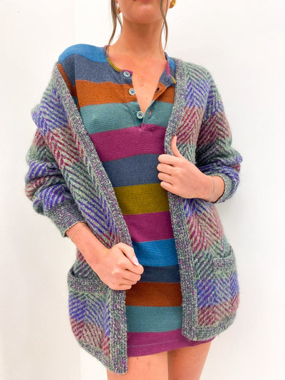 MISSONI 80s Knit Mini Dress Size M