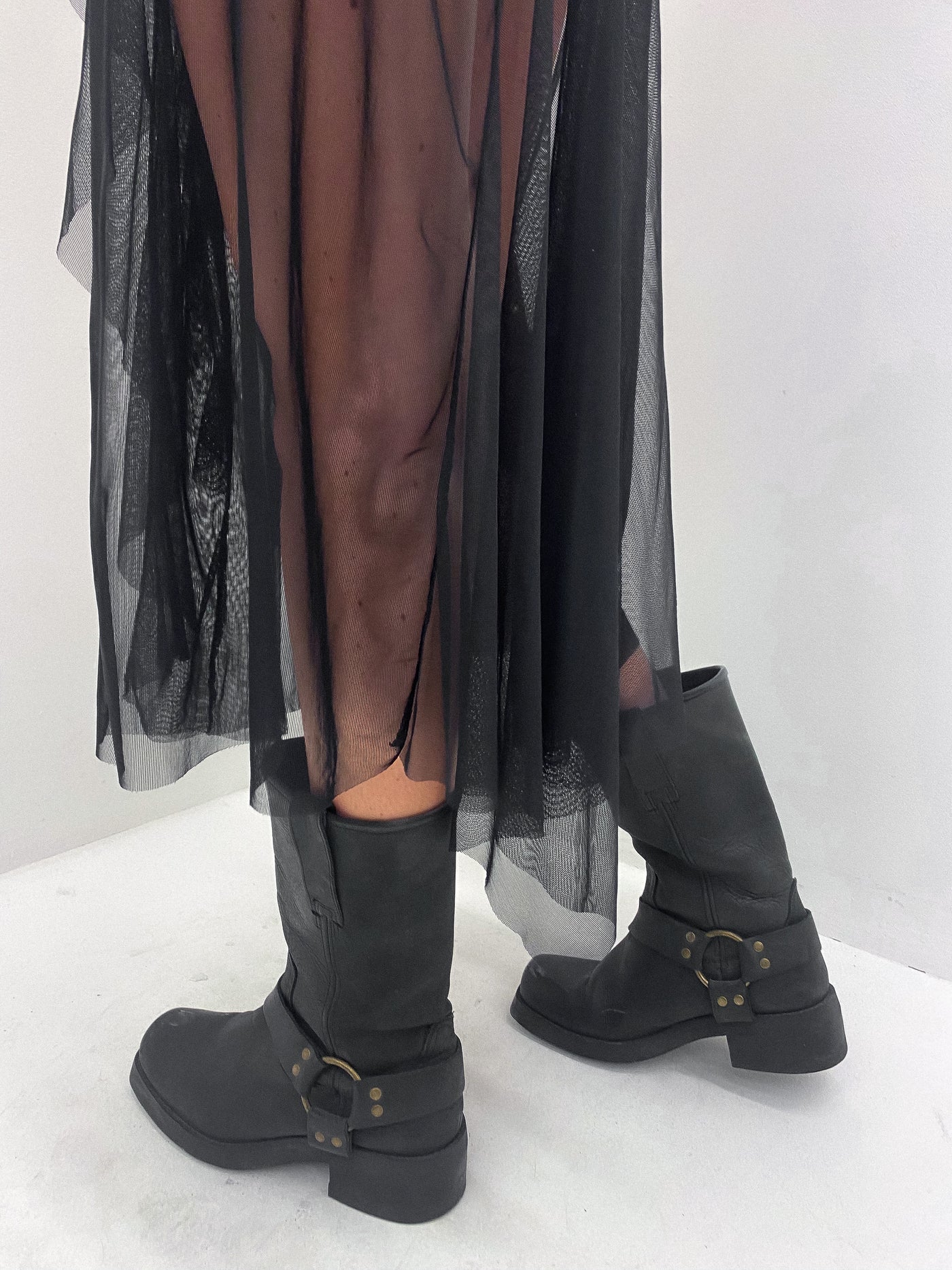 Sheer Draped Skirt UK 12
