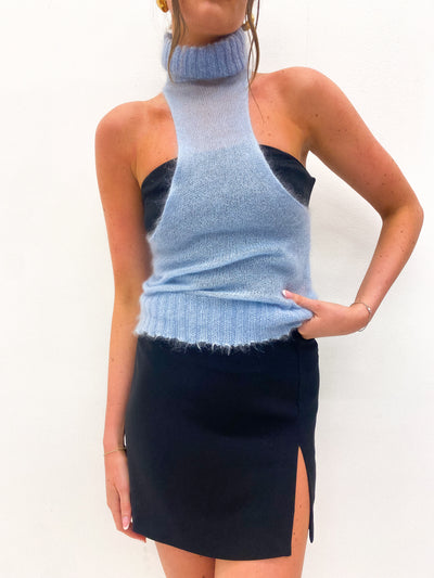 00s Mohair Racer Poloneck Size S