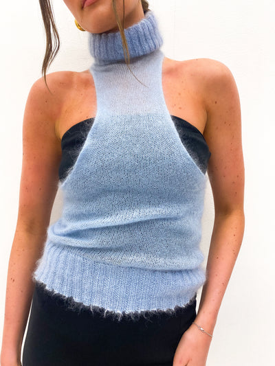 00s Mohair Racer Poloneck Size S