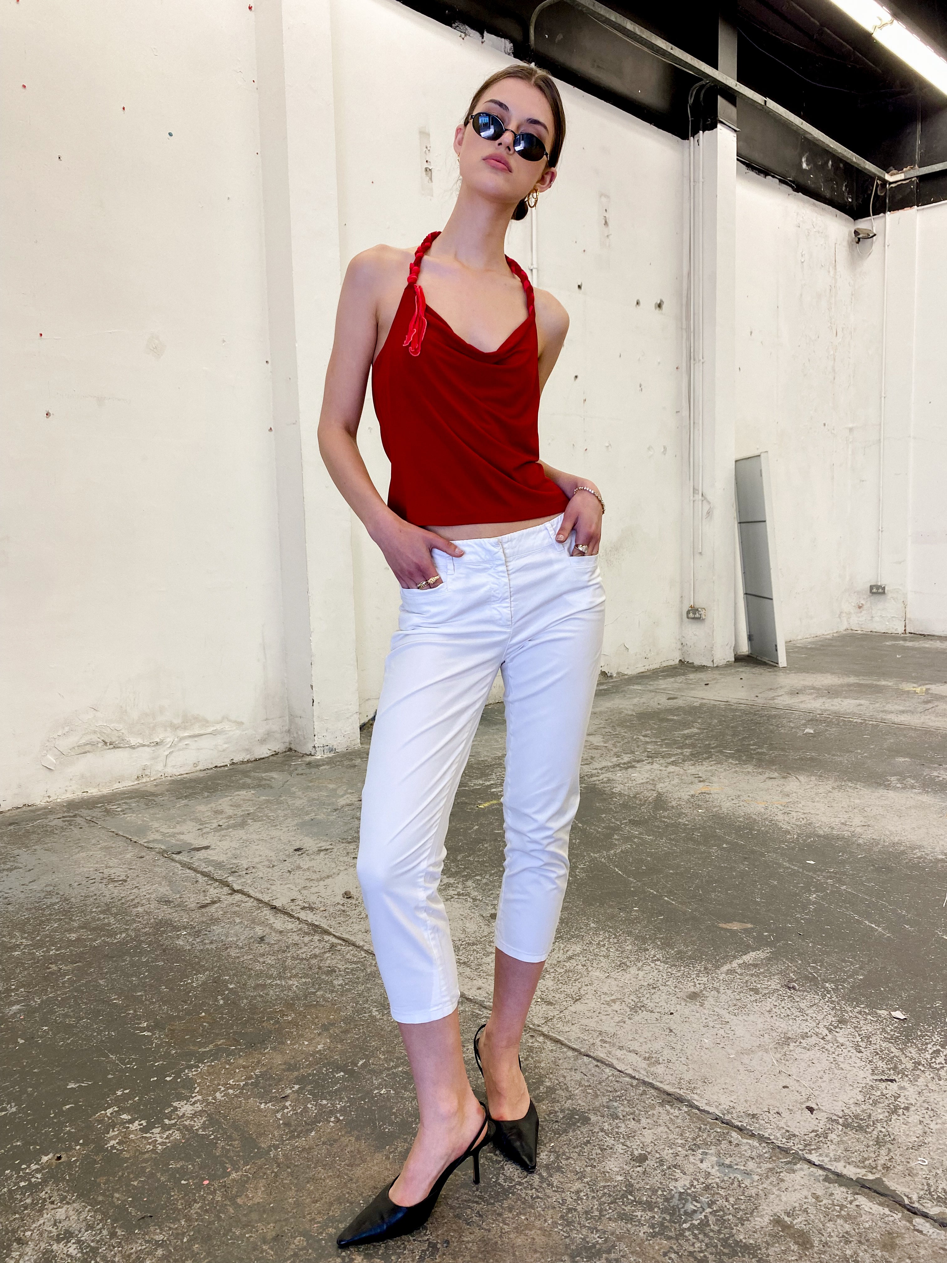 PRADA 1990s Capris Pants UK 10 - 12