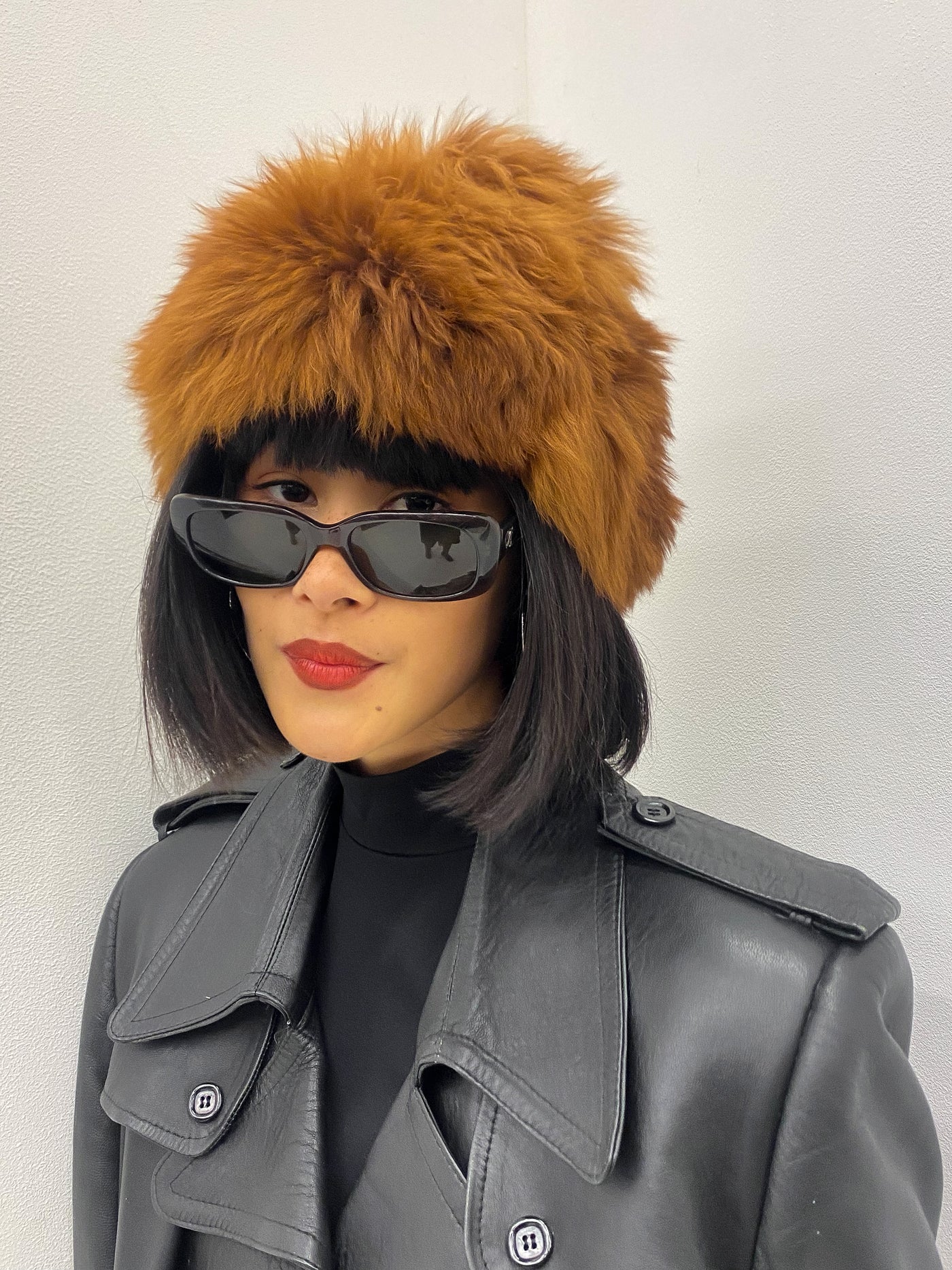 Fur 1970s Auburn Cap